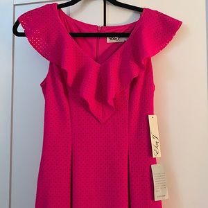 Nwt Eliza J hot pink cocktail dress size 2